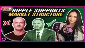 SHOCKING RIPPLE XRP SUPPORTS CRYPTO MARKET STRUCTURE COINBASE DOES NOT?!