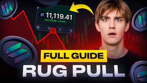 How to Launch Solana Meme Coin and make RUG PULL