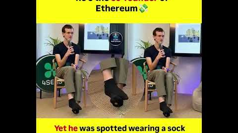Ethereum co-founder Vitalik Buterin recently went viral after being spotted on stage.#viral#ytshorts
