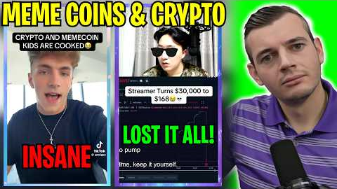 Let's Watch 30 Minutes of People Losing MILLIONS On Meme Coins & Cryptocurrency