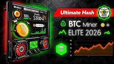 Bitcoin Miner Elite 2026: Free Mining Tool | NiceHash, Trust Wallet, F2Pool | Ultimate Hash Method