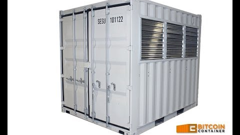 10ft Bitcoin Mining Container - 200 amp Hook Up