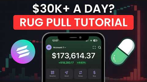 RUG PULL Tutorial: How To Launch A Meme Coin & Make $30K+ A Day!