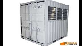 10ft Bitcoin Mining Container - 200 amp Hook Up