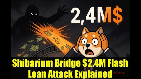 Shibarium Bridge $2.4M Flash Loan Attack Explained | Shiba Inu Crypto Hack News