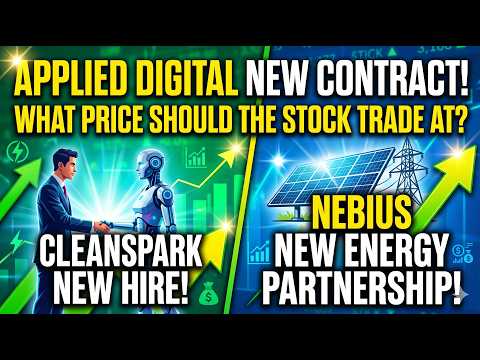Applied Digital New Contract! Cleanspark New Hire & Nebius New Energy Partnership!