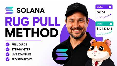 Rug Pull On Solana : Launch Meme Coin Journey (Solana 2026)