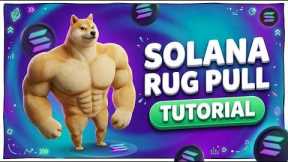 Rug Pull Logic (Brief Glance) How To Launch a Meme Coin (Solana 2026)