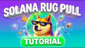 Positioning of a Solana Meme Coin Launch | Rug Pull Levels (Live 2026)