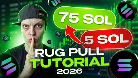 How To Launch A Meme Coin With Rug Pull | Create Solana token (Method of 2026 )