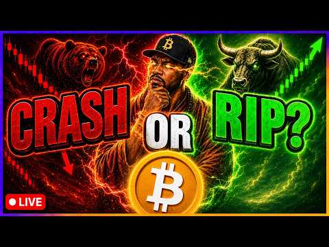 Does Bitcoin Crash or Rip? Live Trading