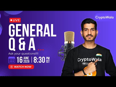 CryptoWala LIVE | ASK ME ANYTHING !!!  The best way to learn is to ask questions.