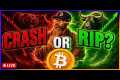 Does Bitcoin Crash or Rip? Live