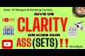 Give US Clarity or :() our ASS(sets)..